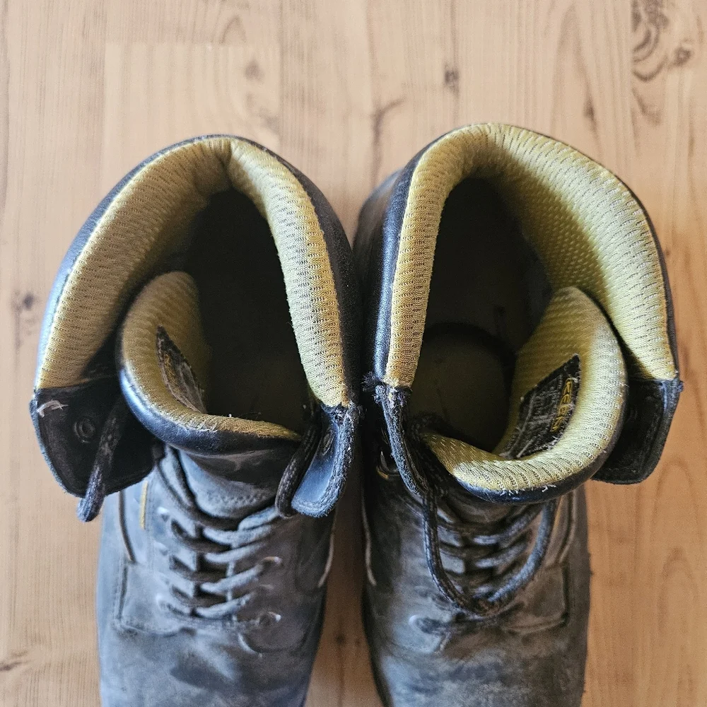 Keen Men's Steel Toe Leather Boots - Picture 5 of 9